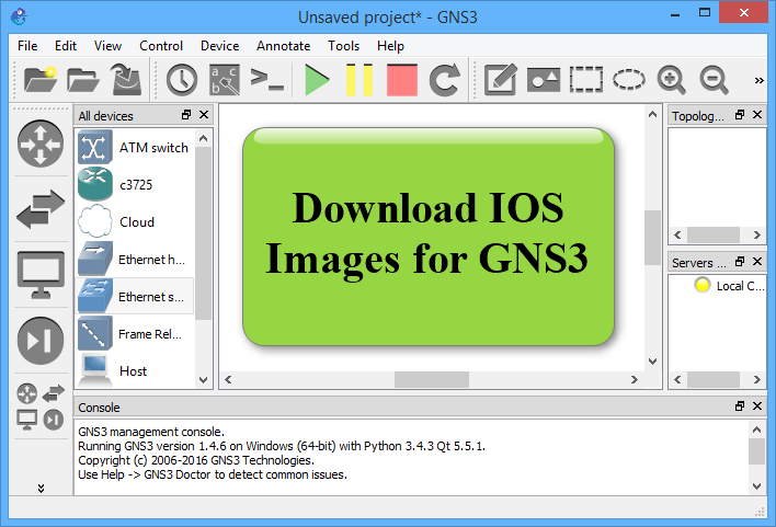 download ios gns3 7200